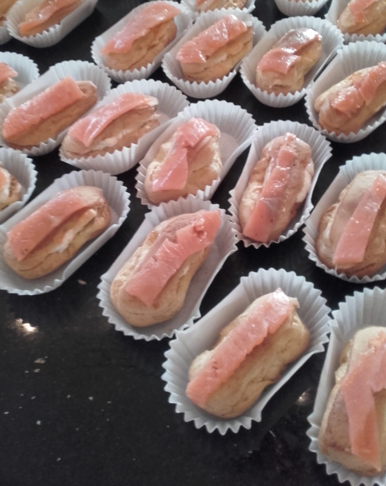 Eclair mousse saumon